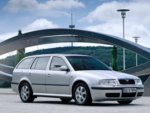 Коврики текстильные "Классик" для Skoda Octavia I (универсал / A4) 1996 - 2010, черные, 4шт.