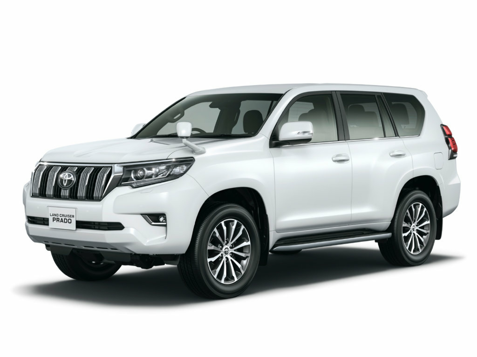 Коврики текстильные "Классик" для Toyota Land Cruiser Prado (suv / J150) 2017 - Н.В., темно-серые, 5шт.