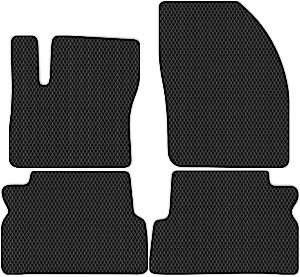Коврики ЭВА "Ромб" для Ford C-Max (минивэн / Mk1) 2003 - 2007, черные, 4шт.